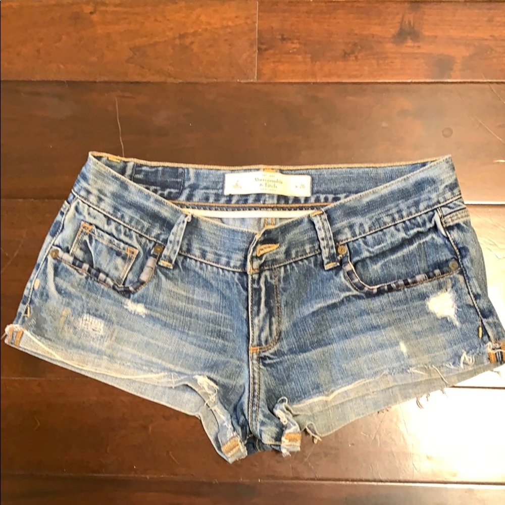 Abercrombie & Fitch size 26 denim cutoff shorts